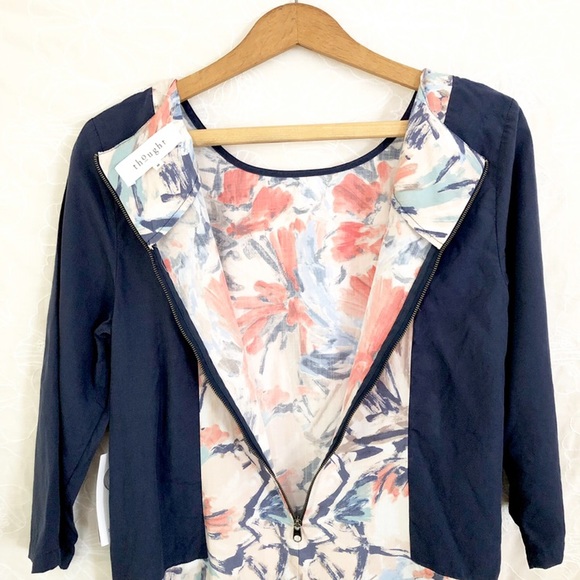 NWT Anthropologie Thought UK Tencel Dress M - Picture 4 of 9